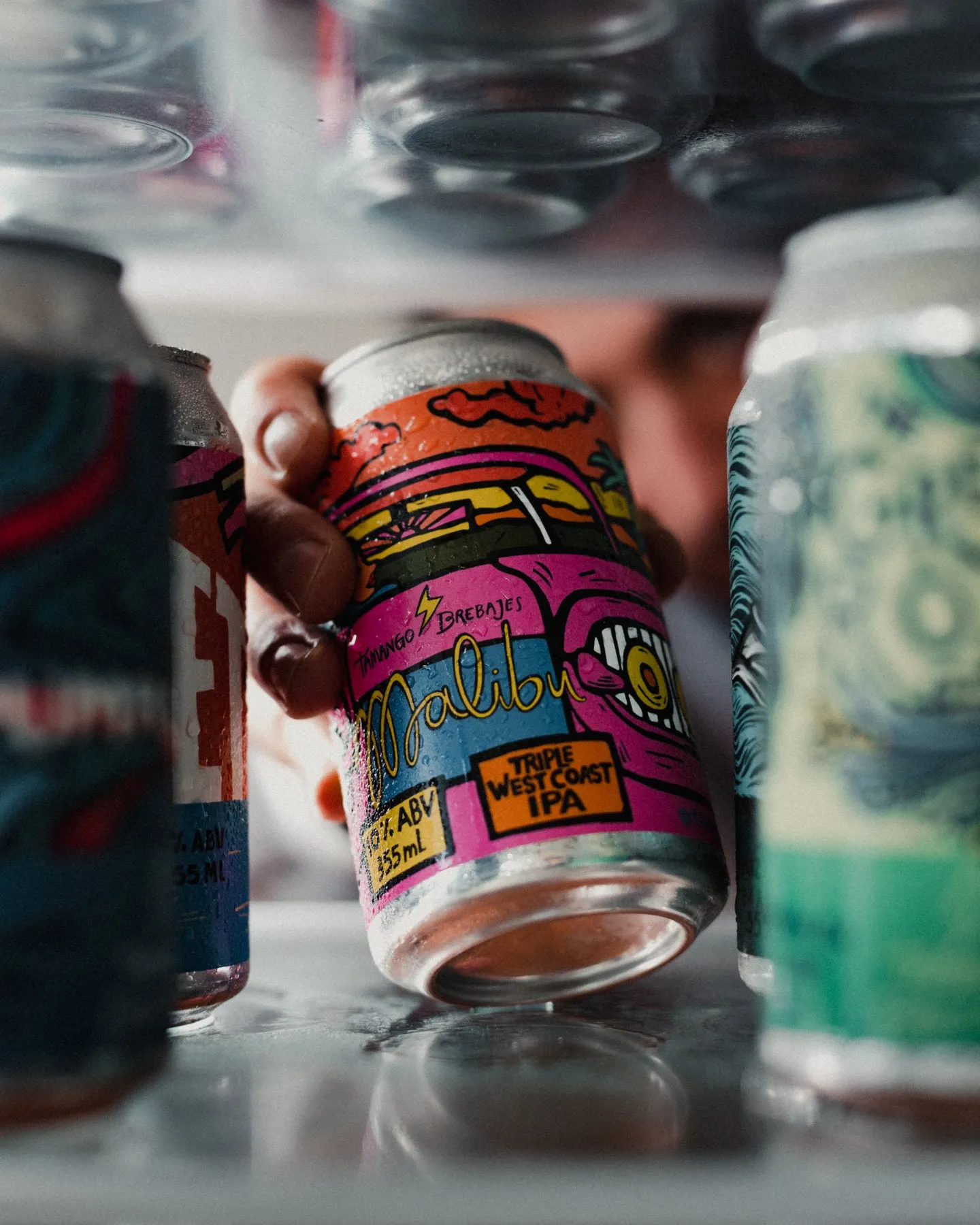 Latas de Tamango en hielo, listas para tu evento